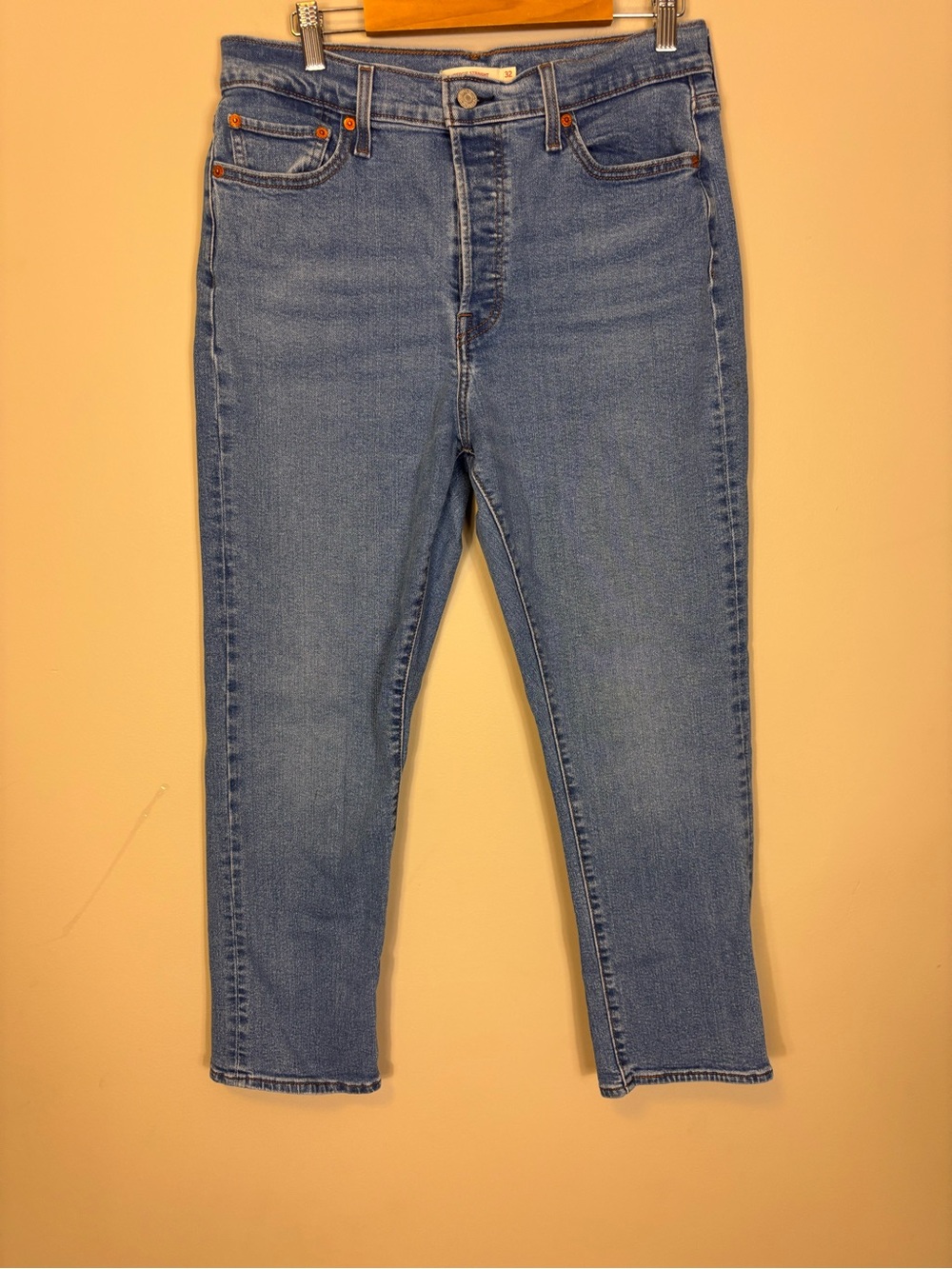 Levi’s Classic Wedgie Straight High-Rise Blue Women’s Jeans 32